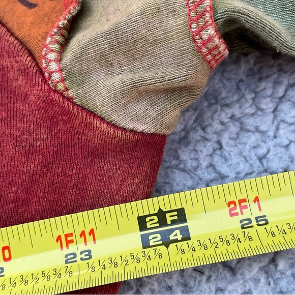 Greater Good Network Sweatshirt Womens XXL Sunshine Zip Hoodie Patchwork BOHO - Picture 14 of 16